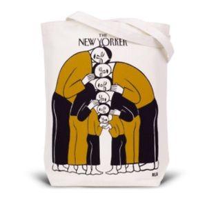 The New Yorker Canvas Tote Bag